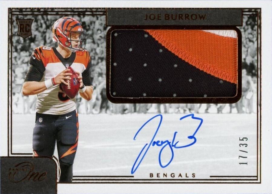 Joe Burrow [Patch Autograph Bronze] #1