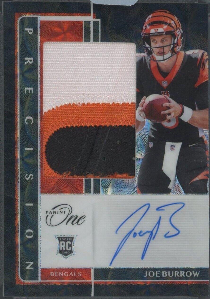 Joe Burrow [Precision Patch Autograph Black] #301