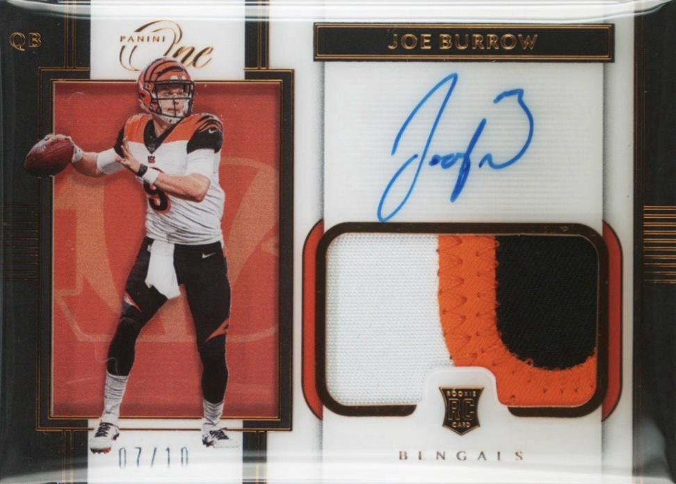 Joe Burrow [Premium Patch Autograph Bronze] #111