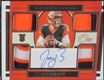 Joe Burrow [Quad Patch Autograph Gold] #71