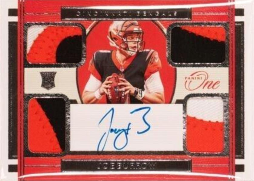 Joe Burrow [Quad Patch Autograph] #71