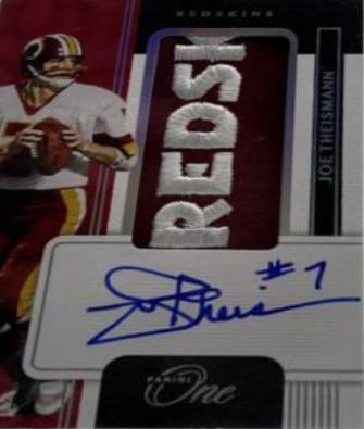 Joe Theismann [Patch Autograph Platinum] #97