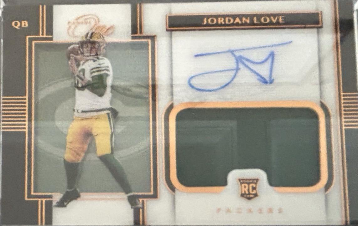 Jordan Love [Premium Patch Autograph Gold] #114