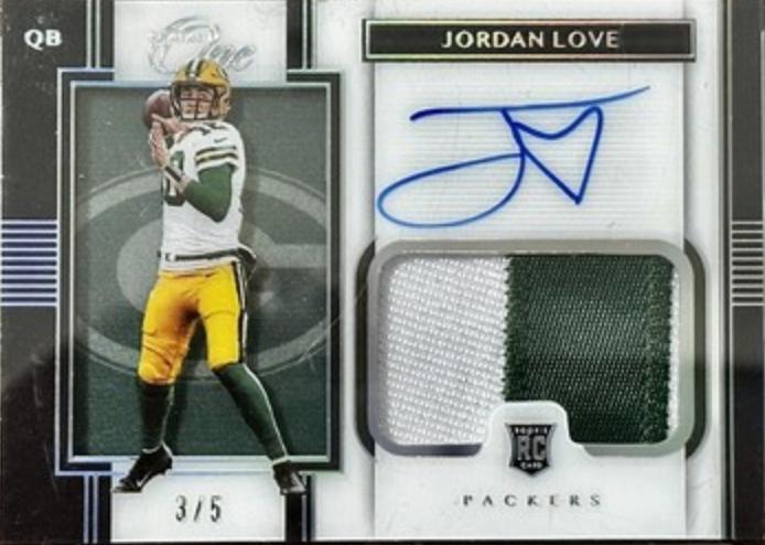 Jordan Love [Premium Patch Autograph Platinum] #114