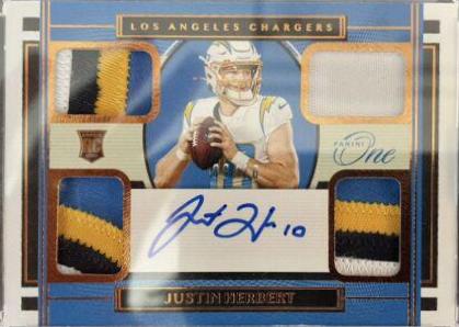 Justin Herbert [Quad Patch Autograph Bronze] #73