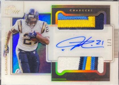 LaDainian Tomlinson [Dual Patch Autograph Platinum] #163