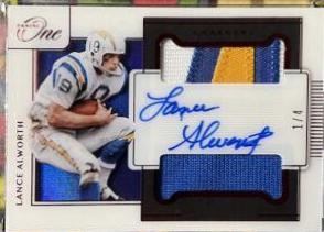 Lance Alworth [Dual Patch Autograph Red] #152