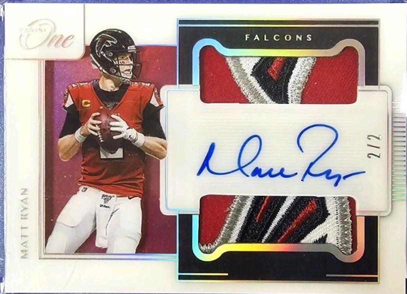 Matt Ryan [Dual Patch Autograph Platinum] #161