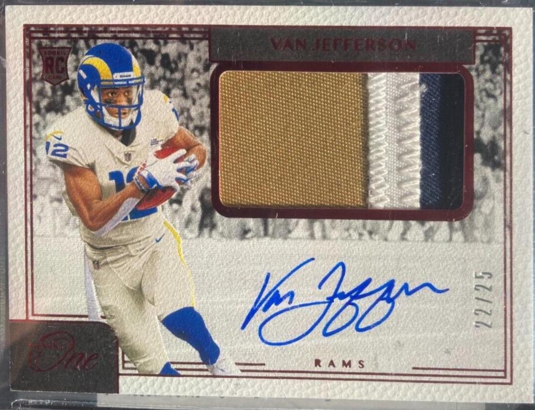 Van Jefferson [Patch Autograph Red] #30