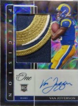 Van Jefferson [Precision Patch Autograph Black] #326