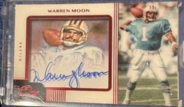 Warren Moon [Autograph Red] #172