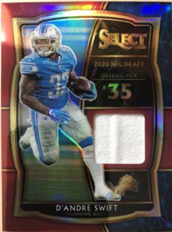 D'Andre Swift [Red Prizm] #DS-DAS