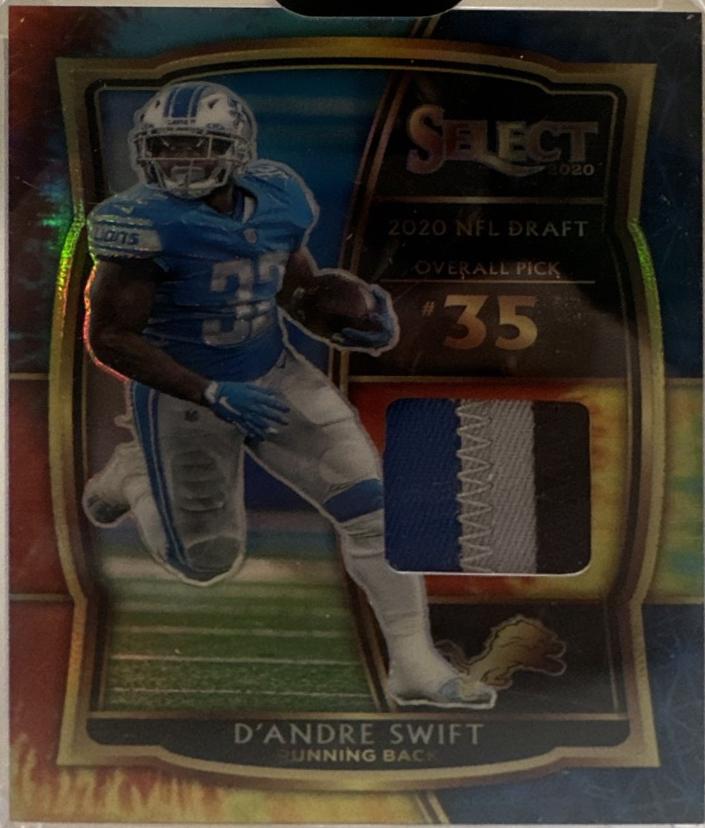 D'Andre Swift [Tie-Dye Prizm] #DS-DAS