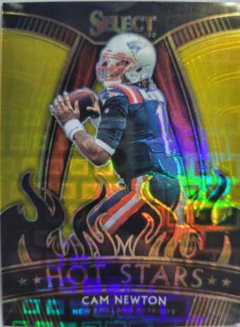 Cam Newton [Gold Prizm] #17