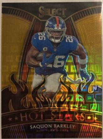 Saquon Barkley [Gold Prizm] #14