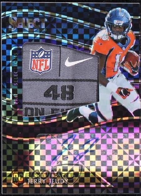 Jerry Jeudy [Green Prizm Team Logo]
