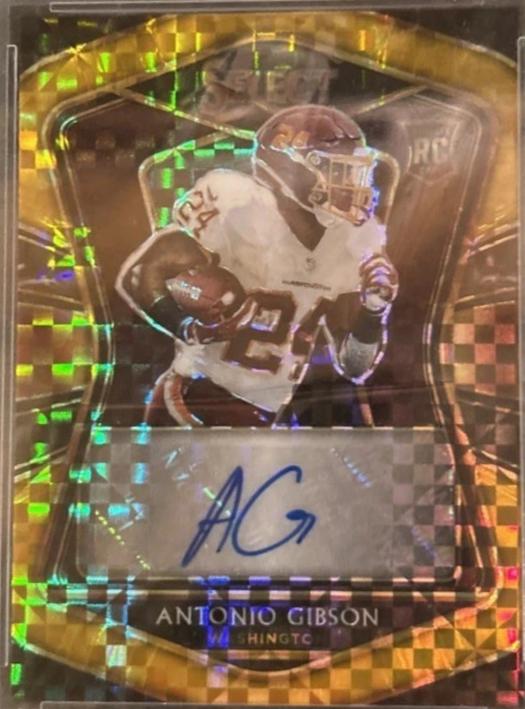 Antonio Gibson [Gold Prizm Die-Cut]