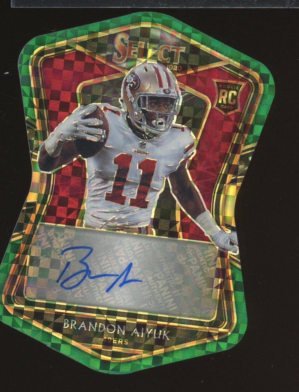 Brandon Aiyuk [Green Prizm Die-Cut]