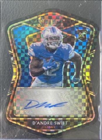 D'Andre Swift [Green Prizm Die-Cut]
