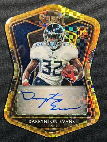 Darrynton Evans [Gold Prizm Die-Cut]