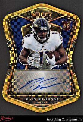 Devin Duvernay [Gold Prizm Die-Cut]