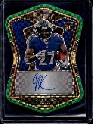 J.K. Dobbins [Green Prizm Die-Cut]