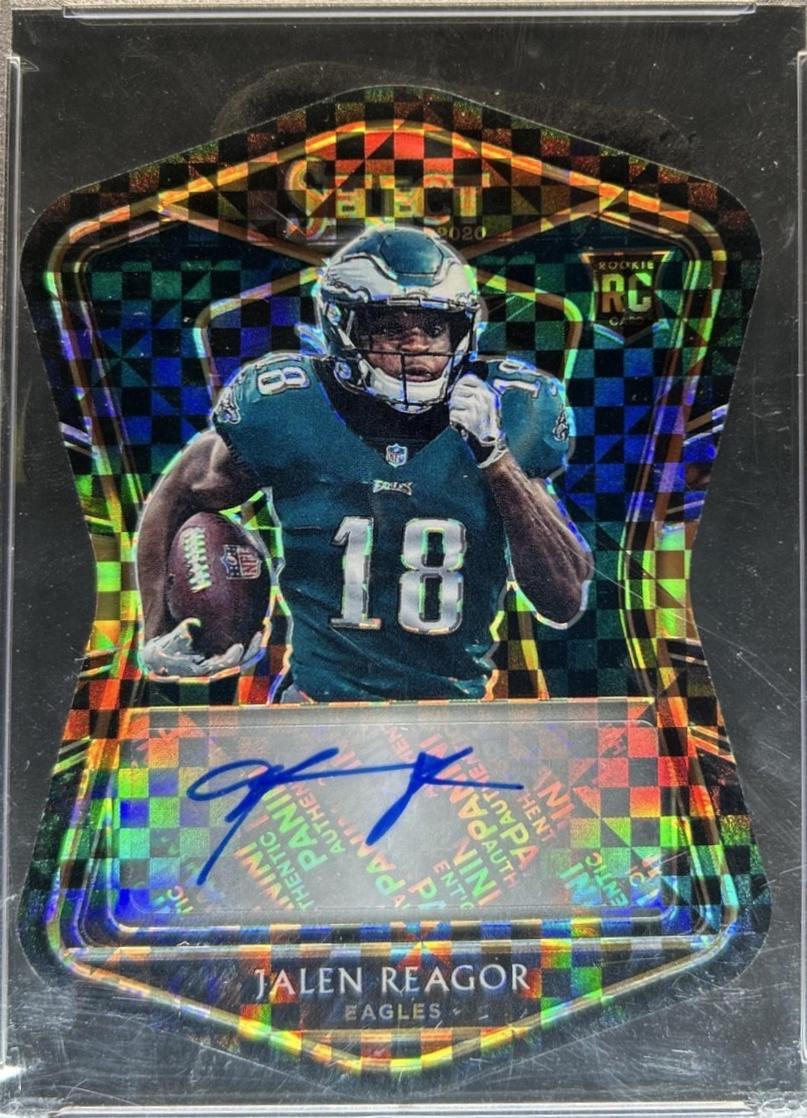 Jalen Reagor [Green Prizm Die-Cut]