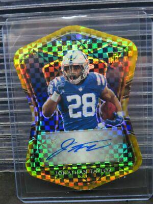 Jonathan Taylor [Gold Prizm Die-Cut]