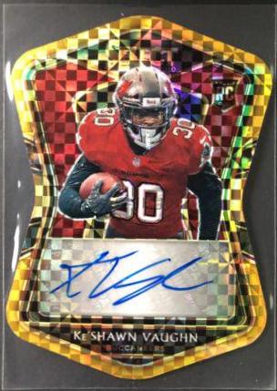Ke'Shawn Vaughn [Gold Prizm Die-Cut]