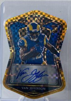 Van Jefferson [Gold Prizm Die-Cut]