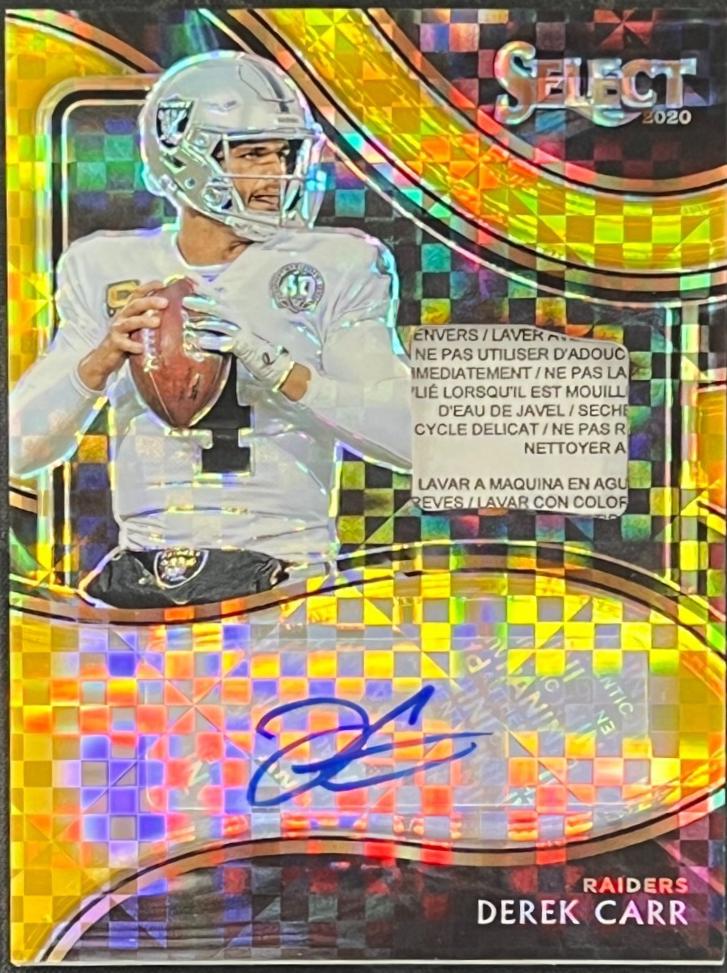 Derek Carr [Gold Prizm]