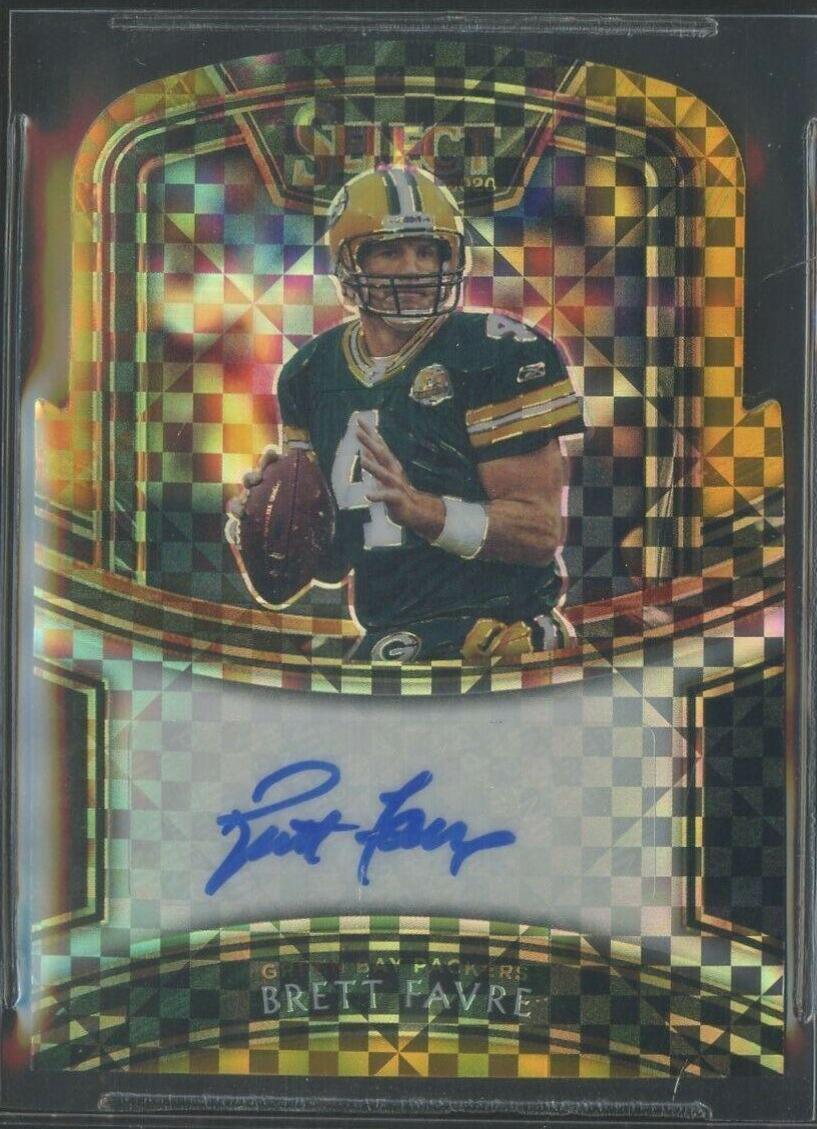 Brett Favre [Gold Prizm Die-Cut]