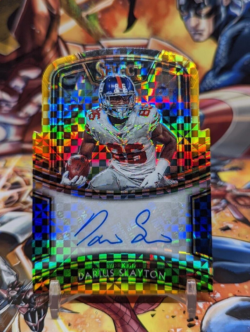 Darius Slayton [Gold Prizm Die-Cut]