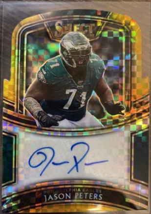 Jason Peters [Gold Prizm Die-Cut]
