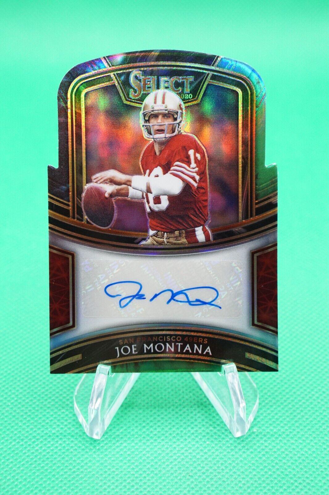 Joe Montana [Tie-Dye Prizm Die-Cut]