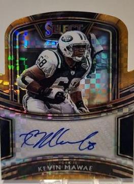 Kevin Mawae [Gold Prizm Die-Cut]
