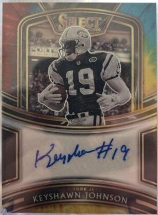 Keyshawn Johnson [Tie-Dye Prizm Die-Cut]