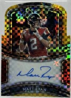 Matt Ryan [Gold Prizm Die-Cut]