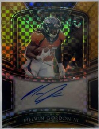 Melvin Gordon III [Gold Prizm Die-Cut]