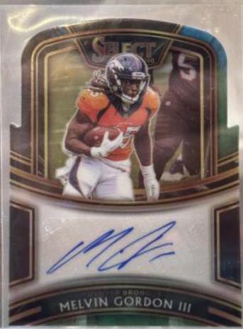 Melvin Gordon III [Green Prizm Die-Cut]
