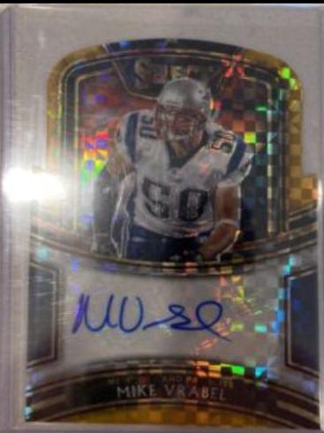 Mike Vrabel [Gold Prizm Die-Cut]