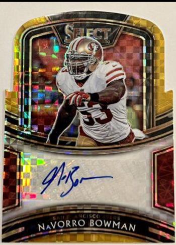 Navorro Bowman [Gold Prizm Die-Cut]