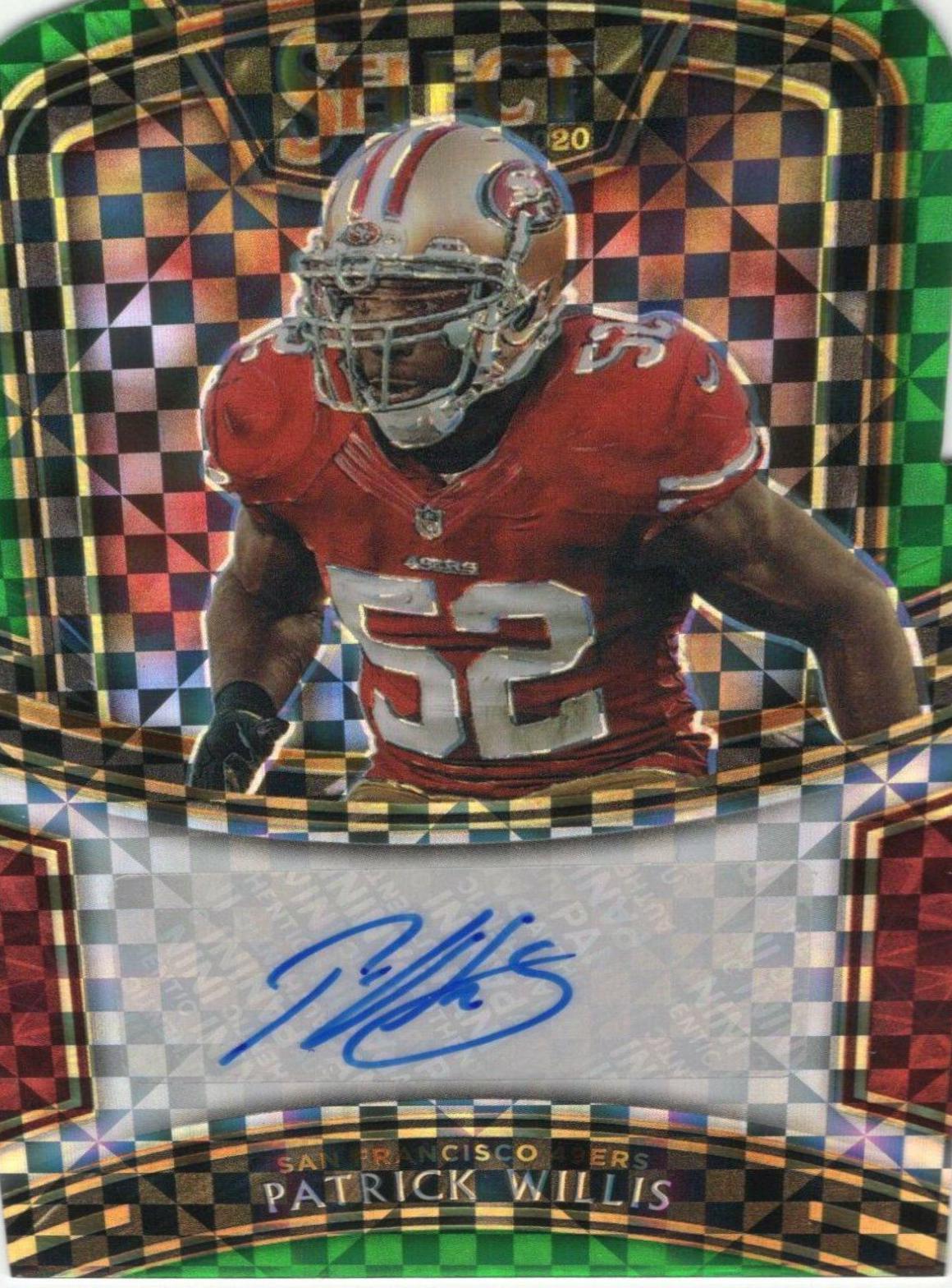 Patrick Willis [Green Prizm Die-Cut]
