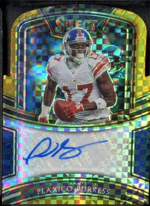 Plaxico Burress [Gold Prizm Die-Cut]