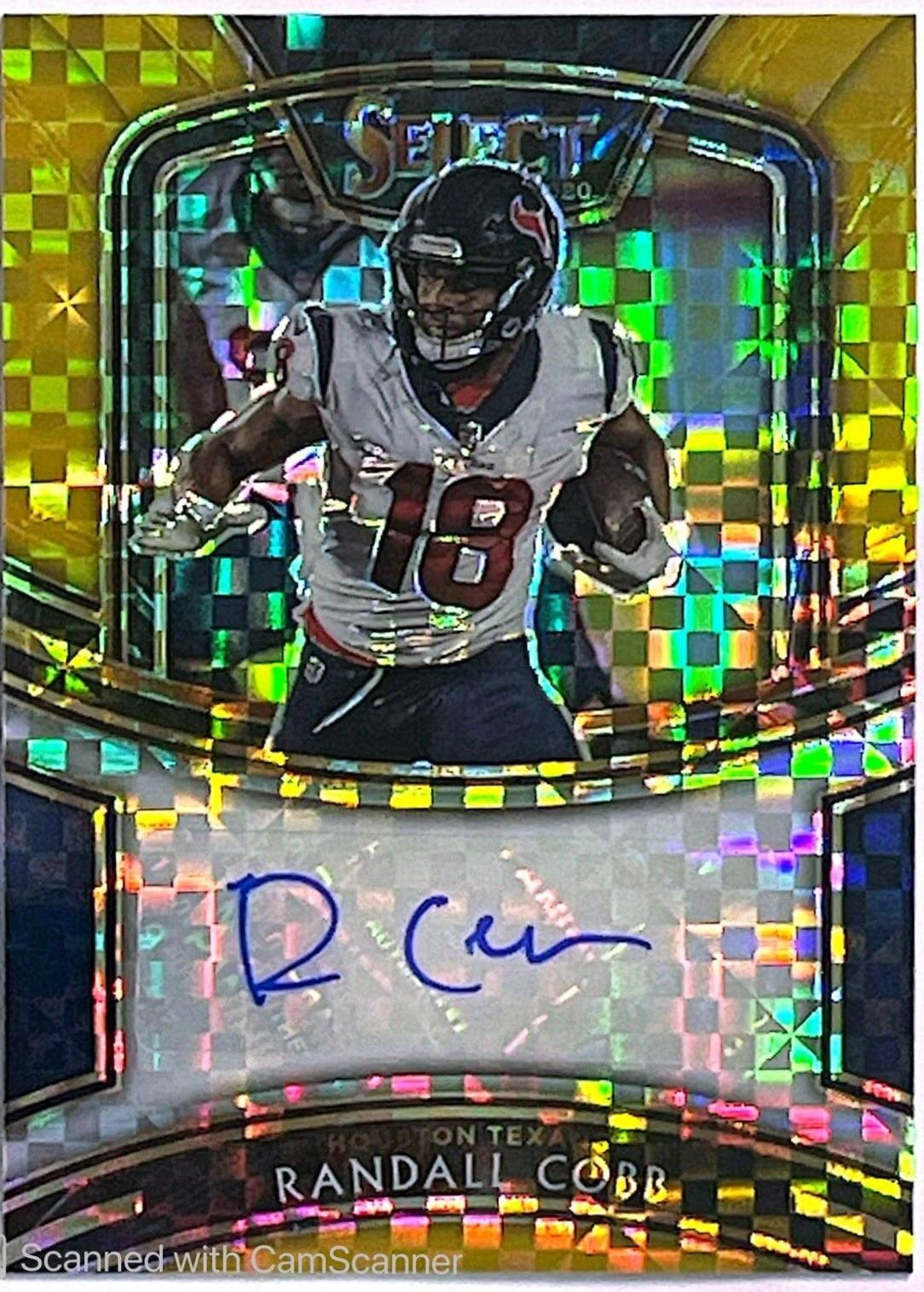 Randall Cobb [Gold Prizm Die-Cut]