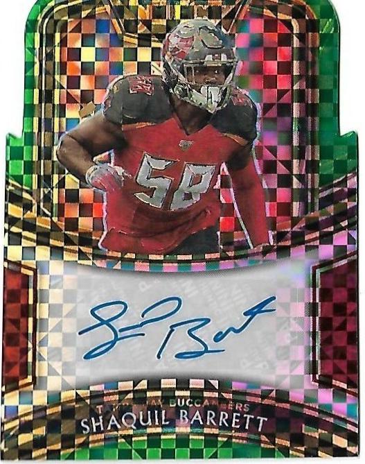 Shaquil Barrett [Green Prizm Die-Cut]