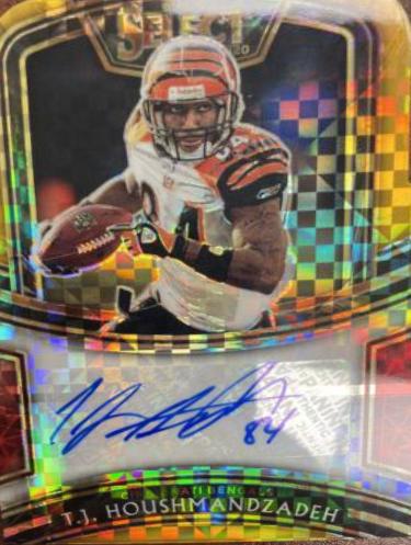 T.J. Houshmandzadeh [Gold Prizm Die-Cut]