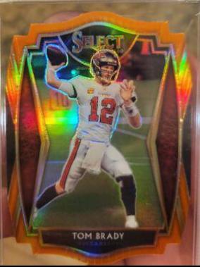 Tom Brady [Green Prizm Die-Cut]