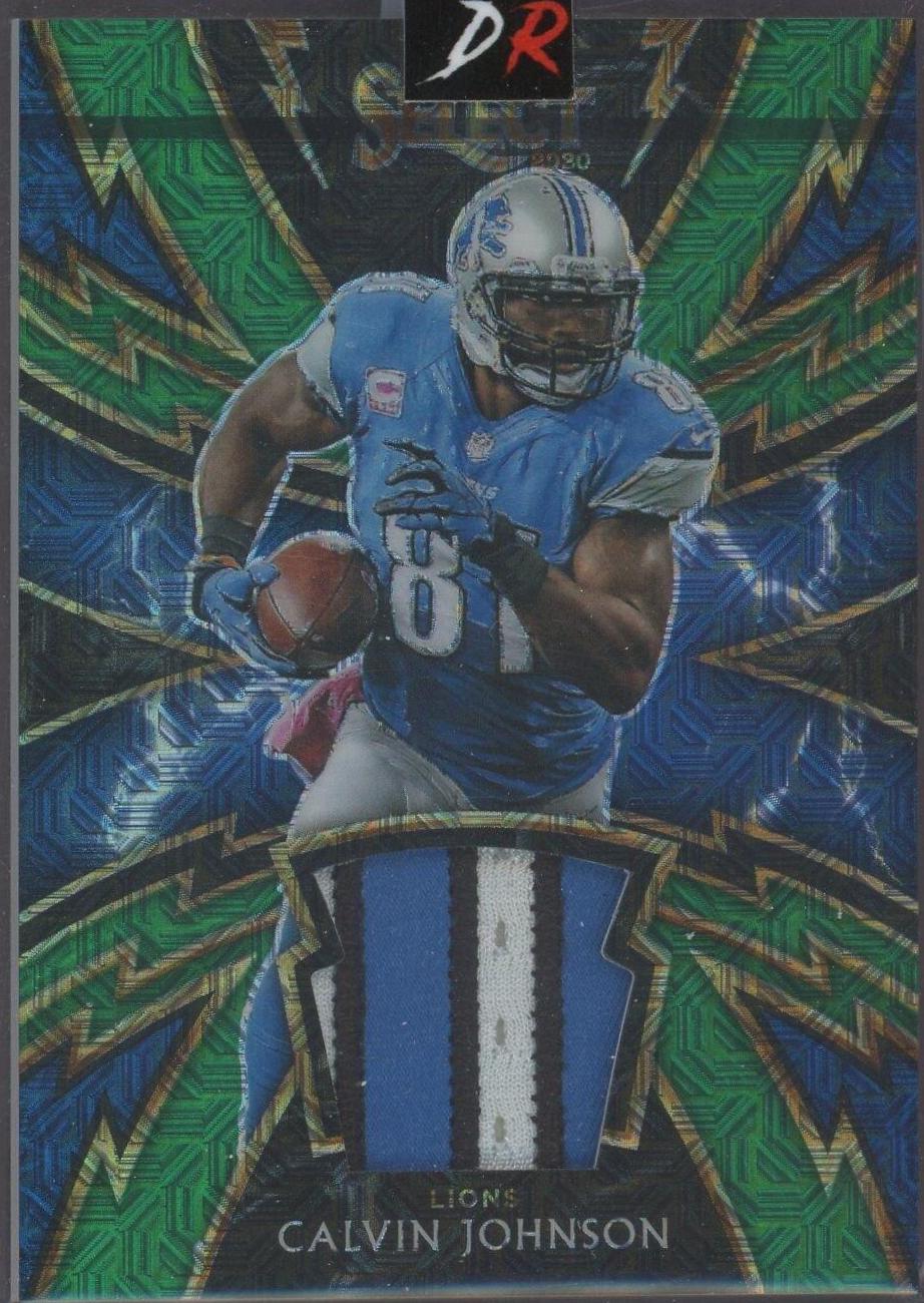 Calvin Johnson [Sparks Green Prizm]