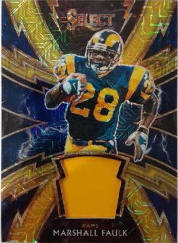 Marshall Faulk [Sparks Gold Prizm]